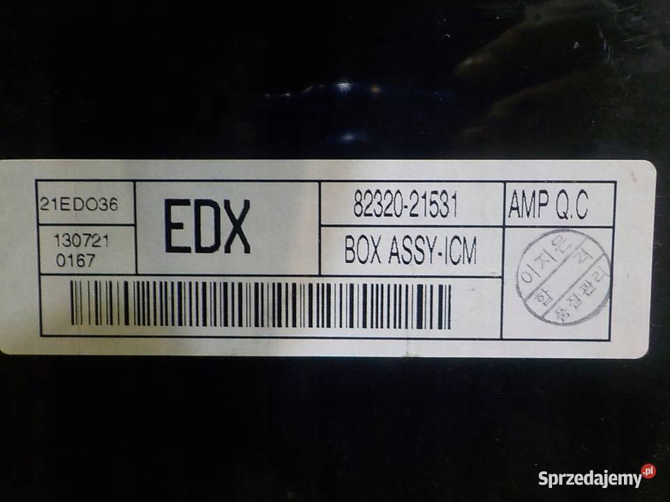 SSANGYONG RODIUS II TURISMO 20 B 13r modul Silniki i osprzęt Suków