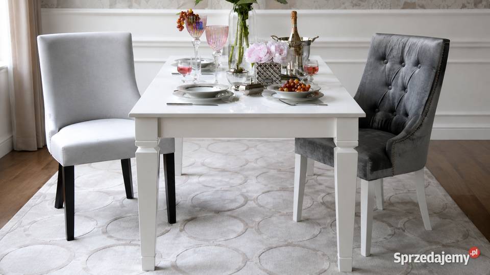 Biały stół glamour ELEGANCE Warszawa