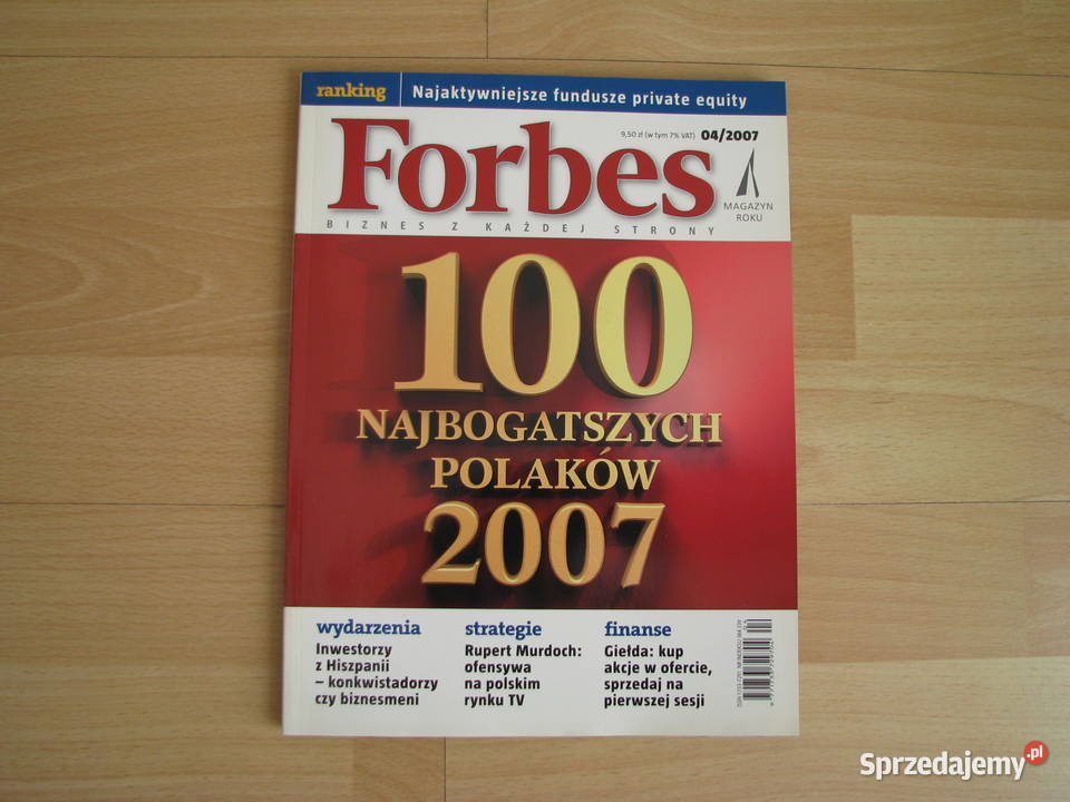 Forbes miesięcznik 2007r 2008r 2009r 2010r i Brzegi