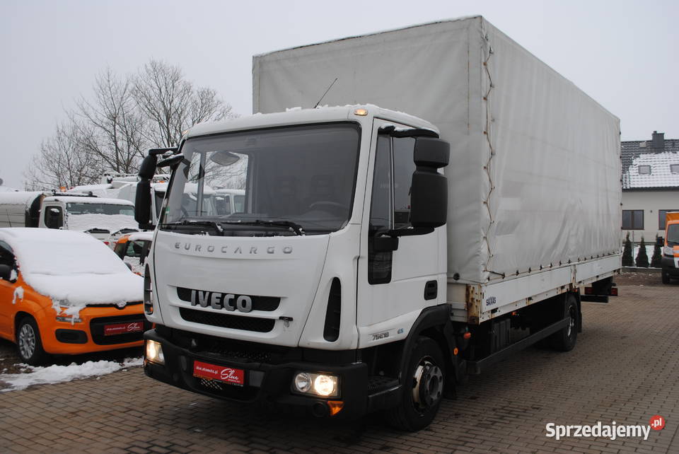 Iveco Eurocargo ML75E18 Plandeka 2009 Winda 2500kg