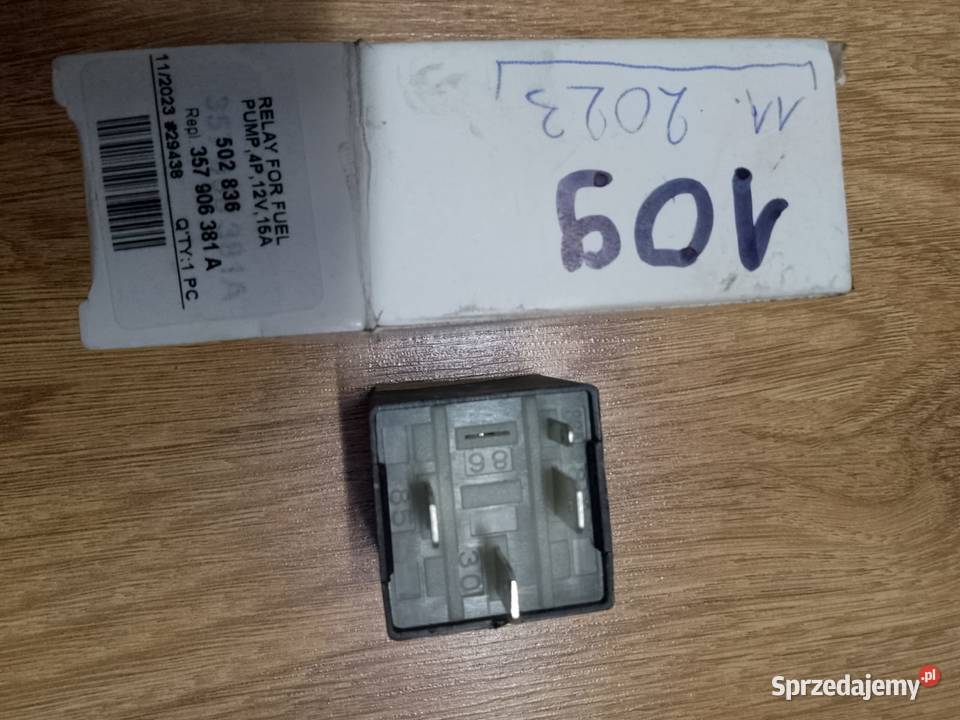 Przekaźnik pompy paliwa VW 109 Opole