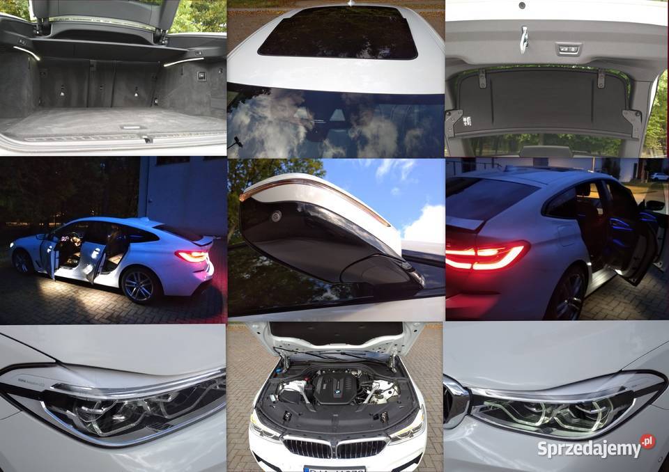 BMW 6GT Mpakiet 630D85 kamery 360Head Jarocin sprzedam