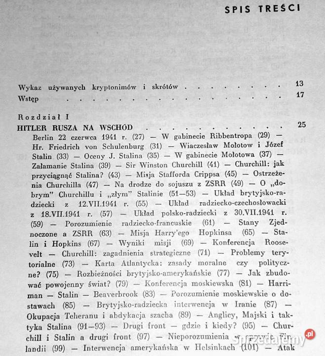 Wielka Koalicja 19411945 Tom 1 Włodzimierz lubelskie Chełm sprzedam