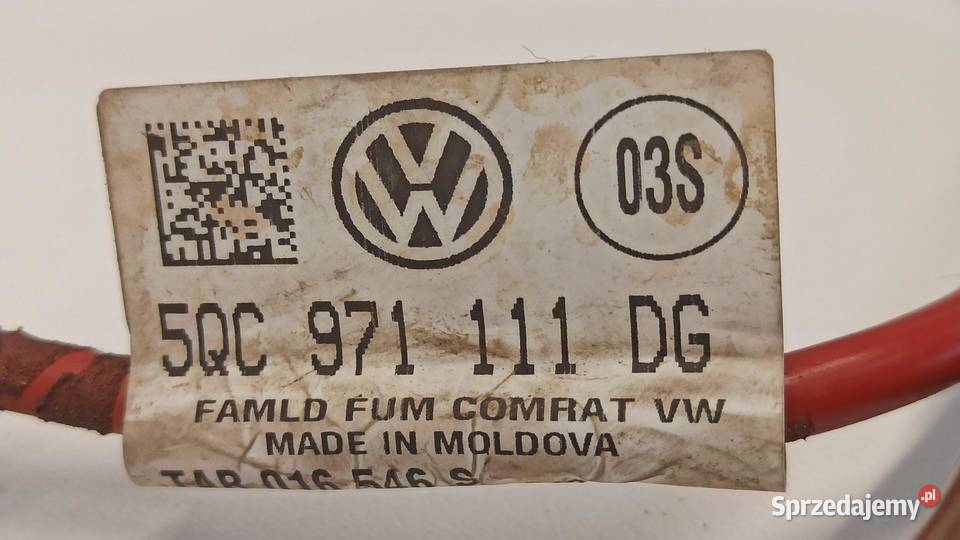 SKODA KODIAQ WIĄZKA MAGLOWNICY 5QC971111DG sprzedam