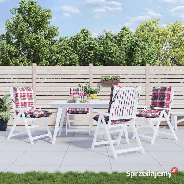 vidaXL Poduszki na krzesła z niskim oparciem 4 sprzedam