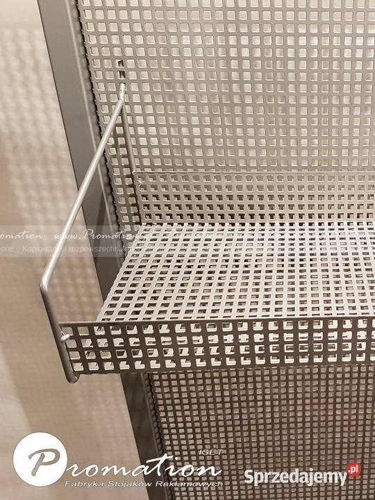 Stojak ekspozycyjny z półeczkami ekspozytor Sklep Poznań