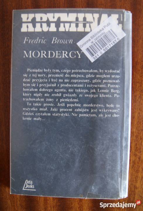 Fredric Brown Mordercy Parczew sprzedam