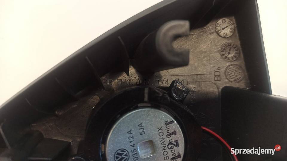 VW TIGUAN GŁOŚNIK OSŁONA 5N0837974 5N0035412 Podszybia