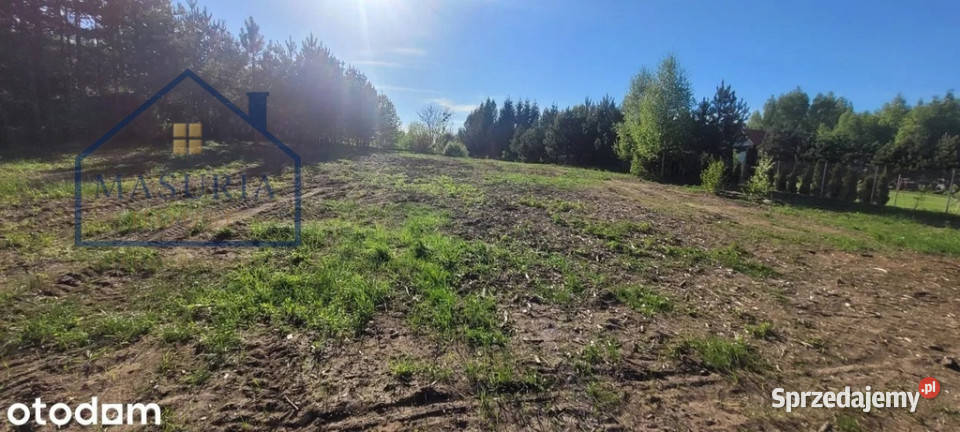 Działka rolnobudowlana z linią brzegową jeziora Lubian