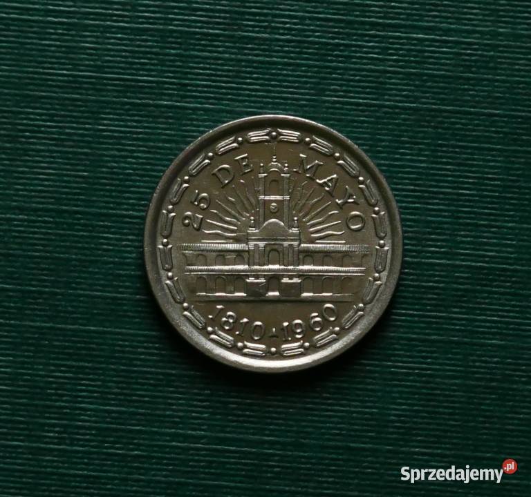 ARGENTYNA 1 peso 1960r 150 rocznica Rewolucji