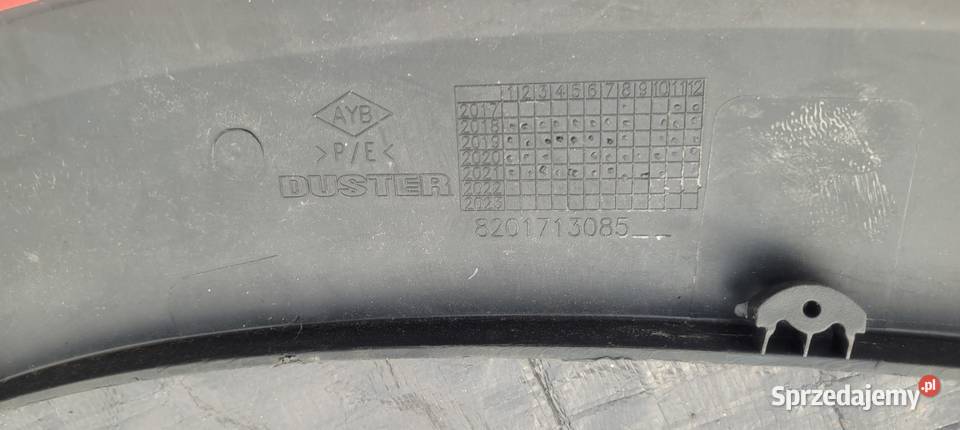 LISTWA BŁOTNIKA PRAWY TYŁ DACIA DUSTER II Karoseria śląskie Ruda Śląska sprzedam