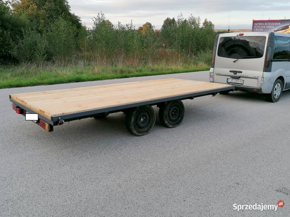 Przyczepka dwuosiowa Platforma DMC 750 Wodzisław sprzedam
