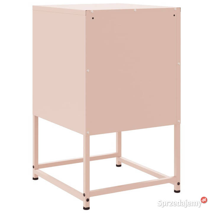 Szafki nocne 2 różowe 36x39x605 stal WM846449 Nocne Warszawa