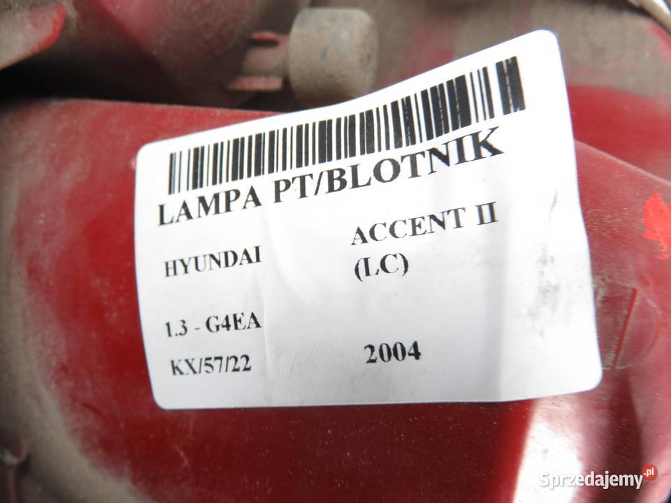 LAMPA PRAWA TYLNA HYUNDAI ACCENT II