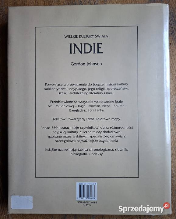 Wielkie Kultury Świata Indie Gordon Johnson Kraków