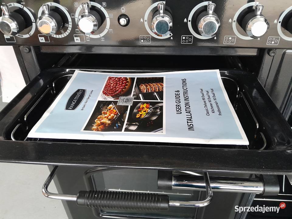 Kuchnia Falcon Classic Deluxe 90 czarna stan 90cm Kraków sprzedam