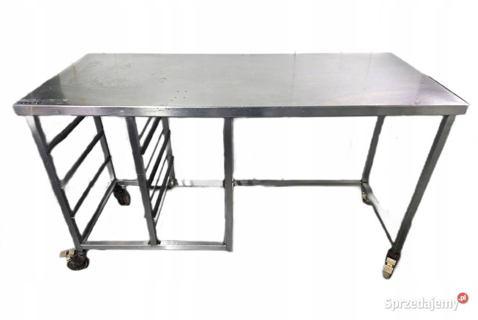 Stół mobilny gastronomiczny wydawczy 160 x 70 Góra