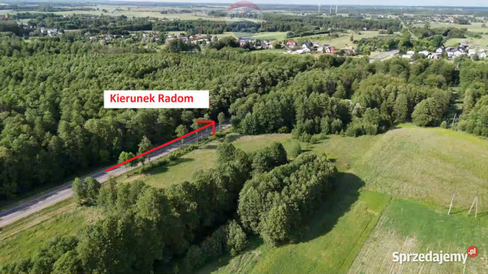 Działka inwestycyjna Wałsnów gm Orońsko 180 ar budowlana mazowieckie