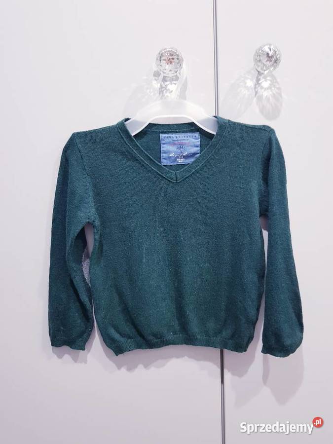 Chłopięcy dzianinowy sweterek z defektem zara Dąbrowa Górnicza