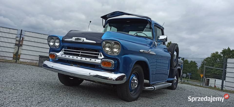Chevrolet Apache 56 V8 B 205 Stan kolekcjonerski Rok produkcji 1958 Koszalin