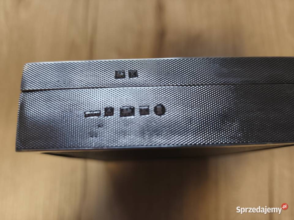 Stara srebrna papierośnica stołowa Chojnice