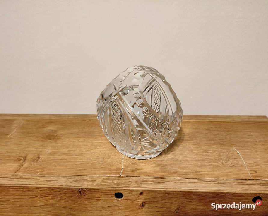 Zestaw kryształów z czasów PRL 11 elementów Porcelana i szkło Łódź