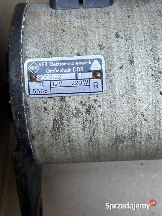 Prądnica Wartburg np 311 35312v220watt Układ elektryczny silnika Pabianice