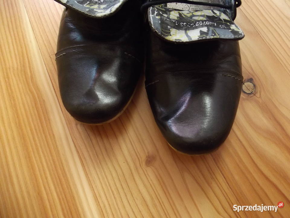 Buty półbuty męskie czarne skóra rozmiar 42 Półbuty Piekary Śląskie