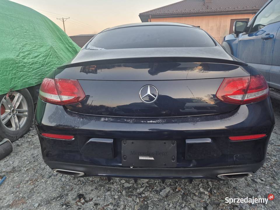 Mercedes C300 Coupe 2017 pakiet AMG uszkodzony w Żórawina