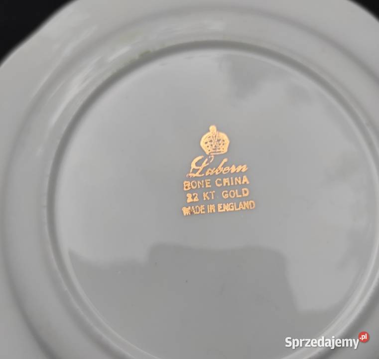 Rzadki zabytkowy zestaw śniadaniowy z łódzkie Pabianice