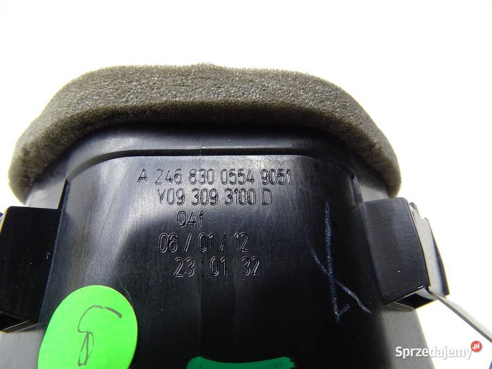 KRATKA NAWIEWU PRZÓD BOCZNA A2468300554 MERCEDES osobowe małopolskie