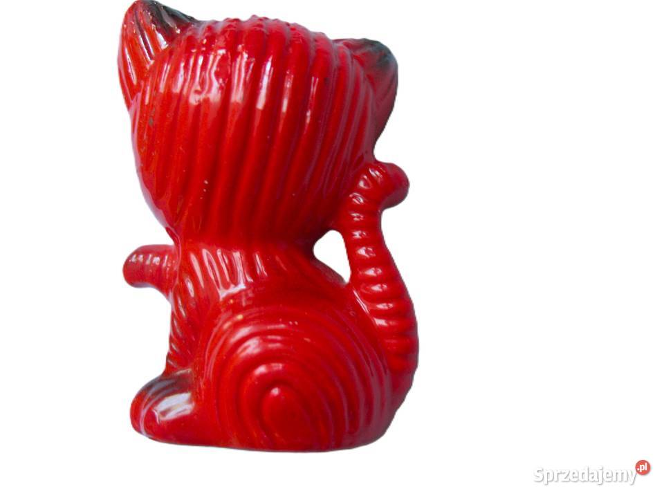 Sól i pieprz kotek 65 x 4 x 35 Solniczka czerwony Siedlce