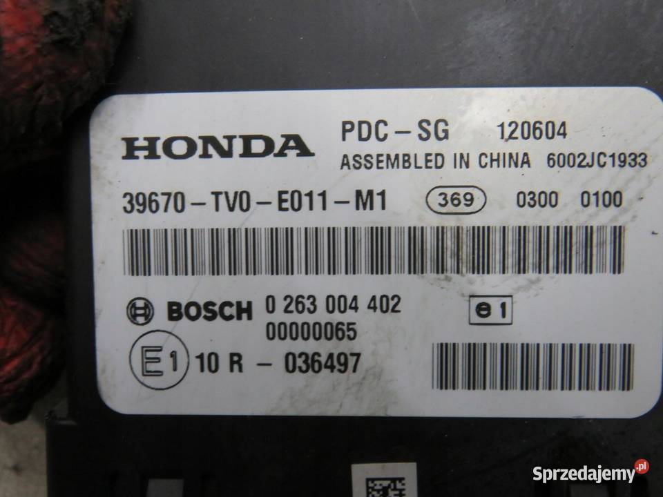 MODUŁ STEROWNIK CIVIC IX 39670TV0E011M1