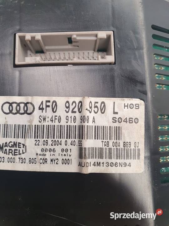 LICZNIK ZEGARY AUDI A6 C6 4F0920950L Przystajń sprzedam
