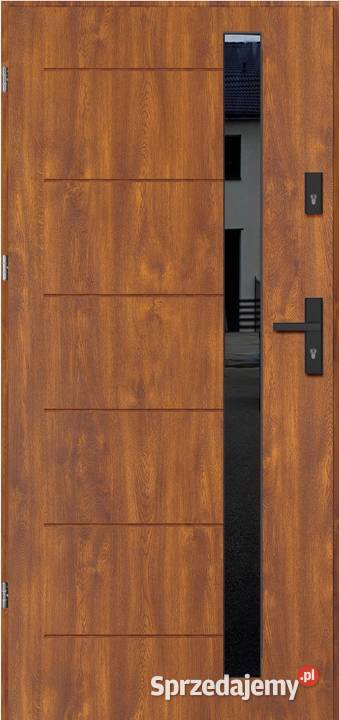 Nowe drzwi zewnętrzne THERMO DIAMOND ONYX 1 NERO Częstochowa sprzedam