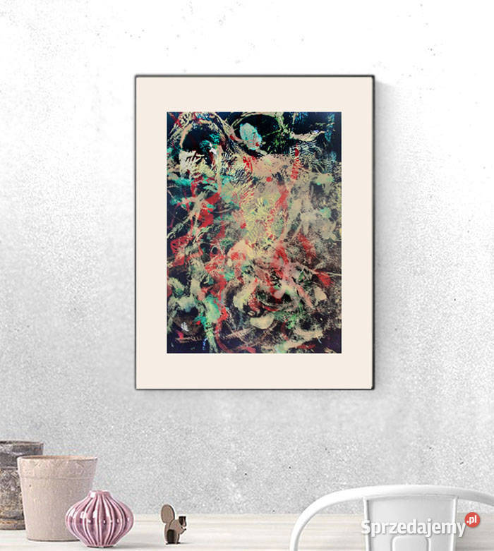 abstrakcja do sypialni nowoczesna deoracja na Gdańsk