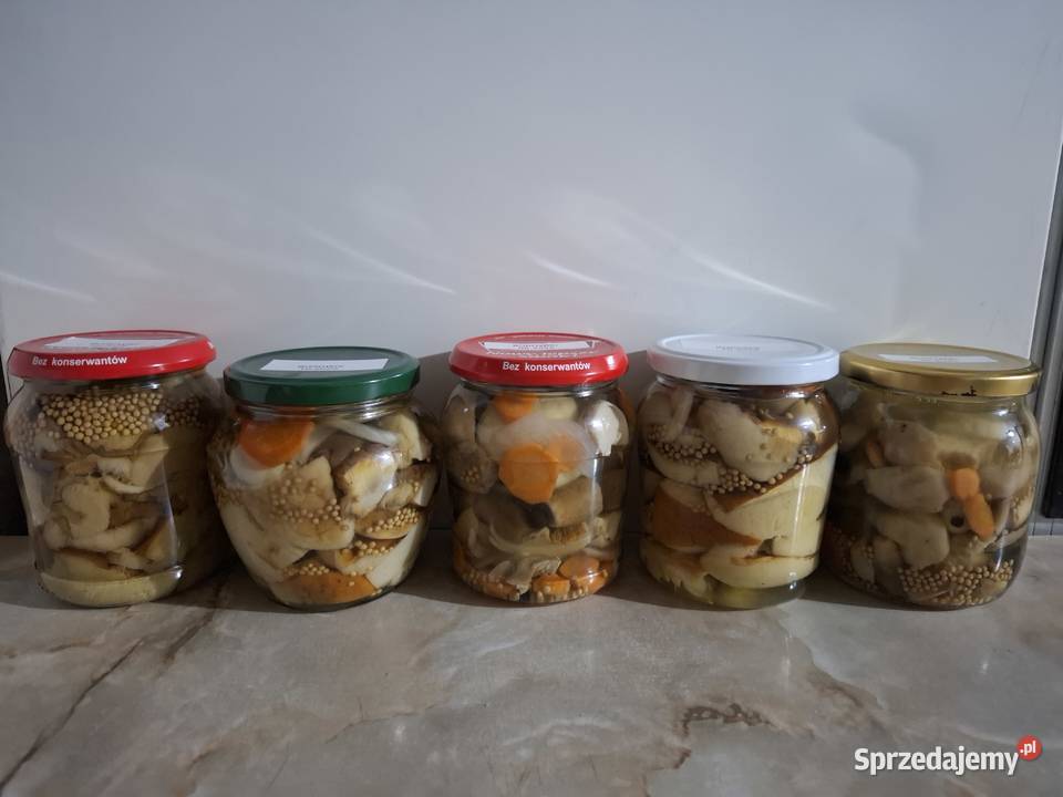 Borowiki podgrzybki marynowane w zalewie octowej Czyżowice