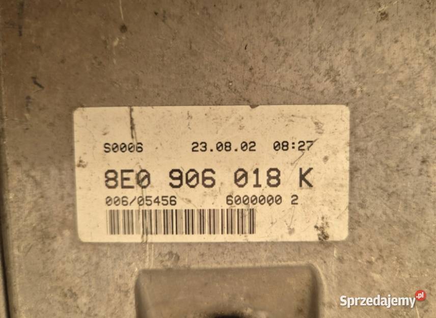 KOMPUTER STEROWNIK SILNIKA AUDI A4 B6 20 FSI AWA Działoszyce