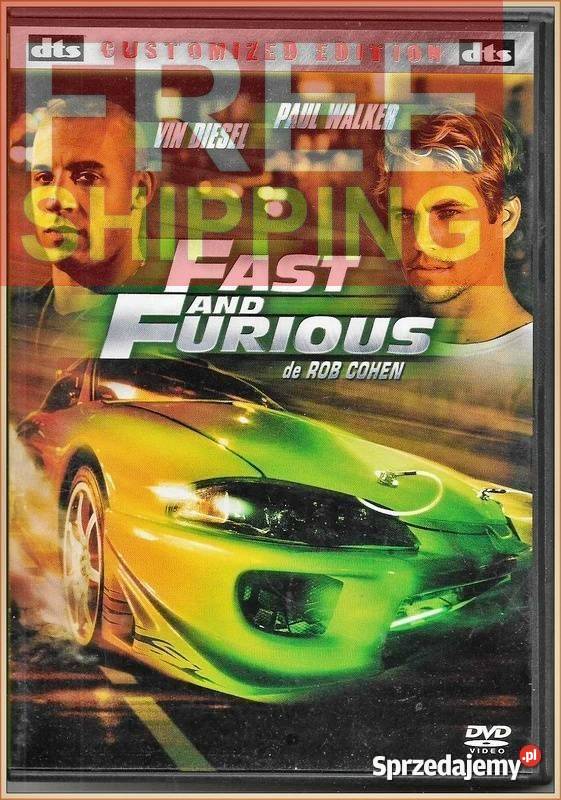 Fast and Furious 2001 DVD Customized Edition The DVD