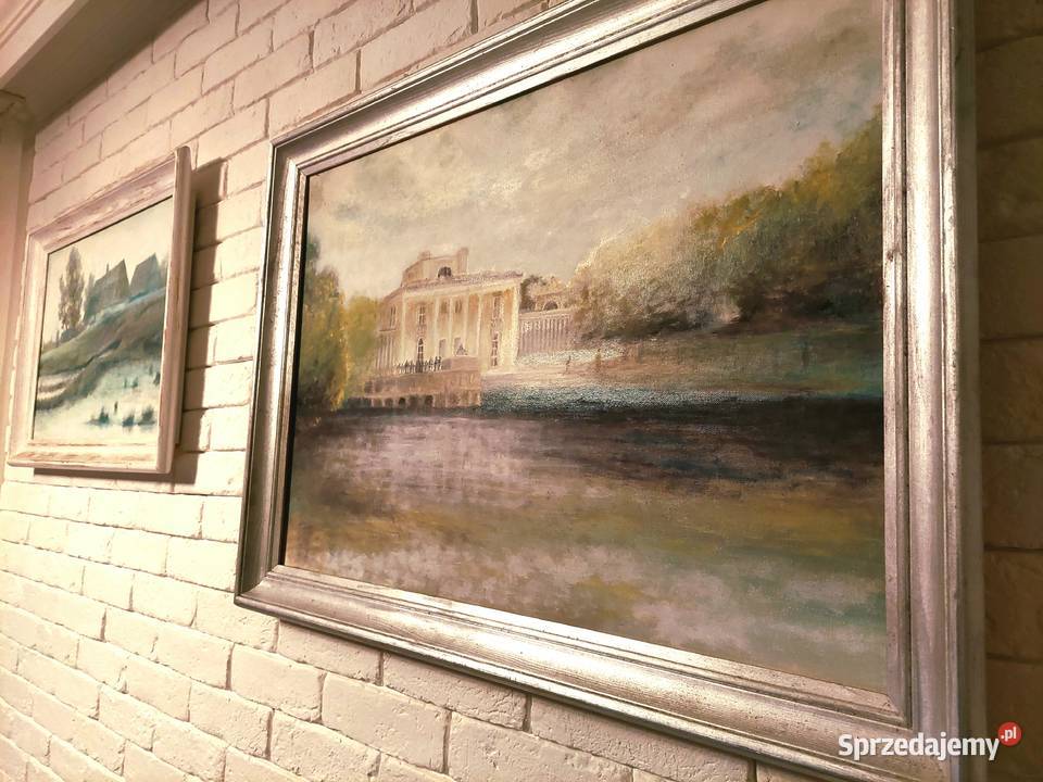 Łazienki królewskie obraz ręcznie malowany 5070 Lublin