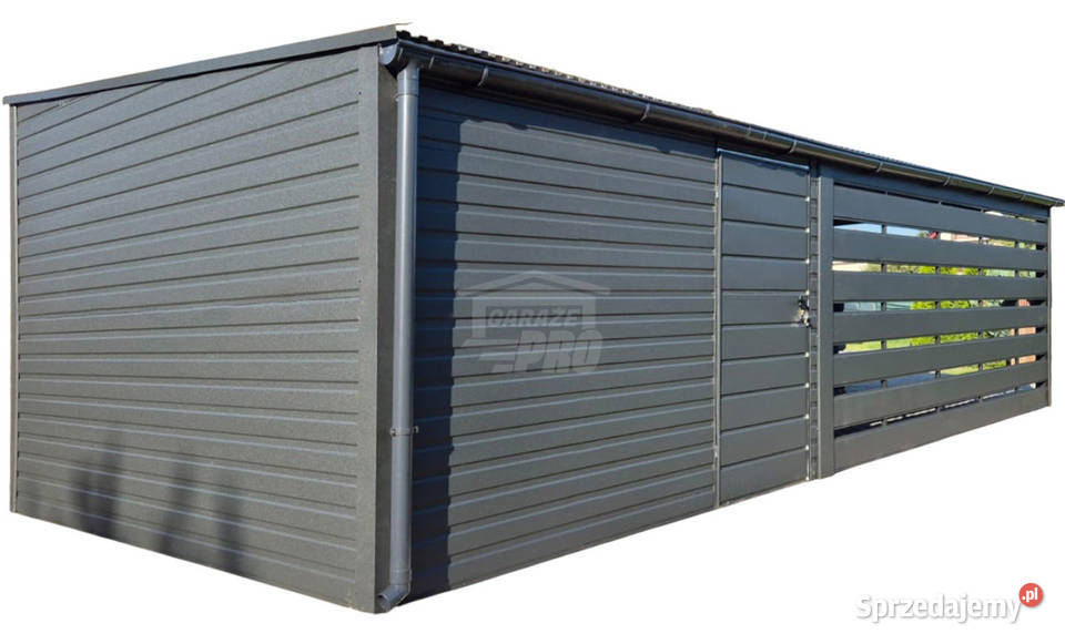 Schowek domek ogrodowy 35x3m wiata 5m drzwi dach Słupsk