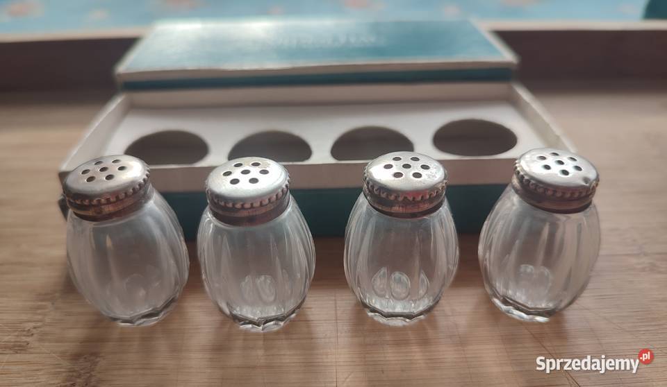 Srebro Francja pr 950 pieprzniczki i solniczki mazowieckie