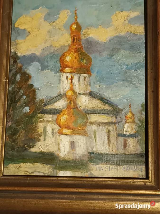 Widok cerkwi na Ukrainie śląskie