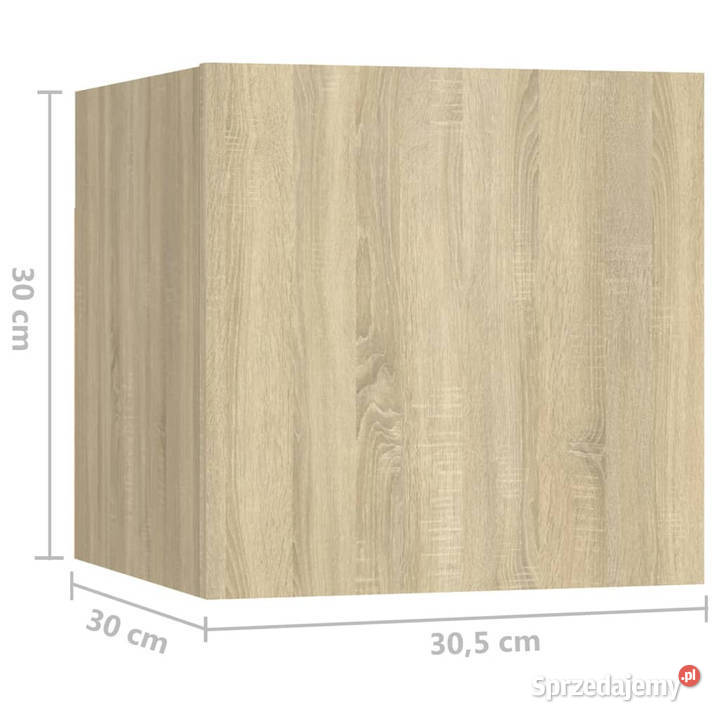 Szafki nocne 2 dąb sonoma 305x30x30 WM3079716