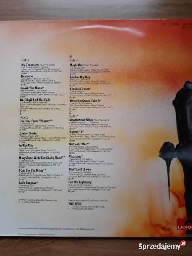 The WHO One Upton in Time Kolekcjonerskie 2 LP 2 płyty Rzeszów