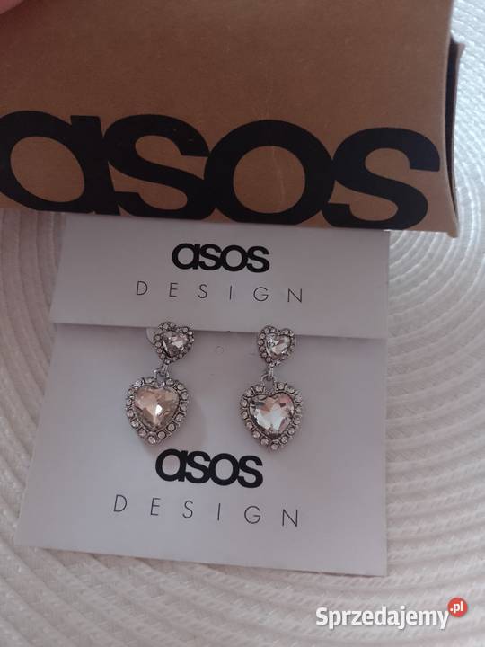 ASOS Bogato zdobione kolczyki ślubne z Londynu małopolskie Kraków