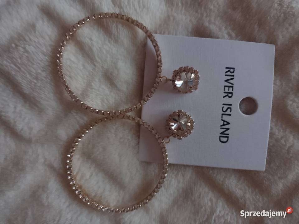 RIVER ISLAND Bogato zdobione kolczyki koła z sprzedam