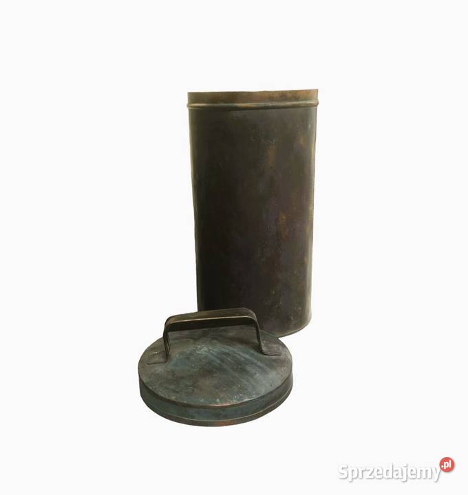 Wojskowa puszka miedziana bez oznaczeń Warszawa