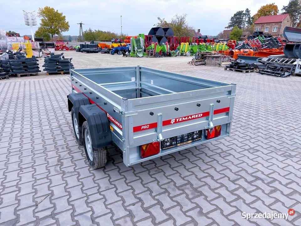 TEMARED PRO 23122 przyczepka dwuosiowa DMC 750 Cegielsko