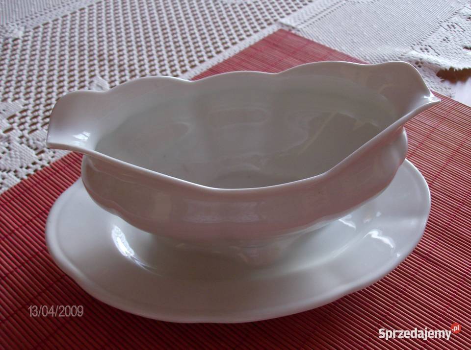 Biała porcelanowa stara sosjerka Sosnowiec sprzedam